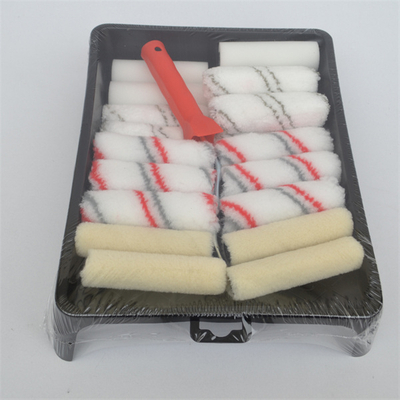 8-Zoll-Kunststoff-Lack-Mischungsfach umfassen 10pc 4-Zoll-Roller in Tablett